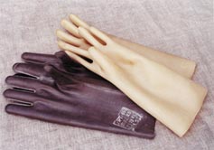 перчатки резиновые